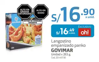 Makro Langostino Empanizado Panko Govimar 283g oferta