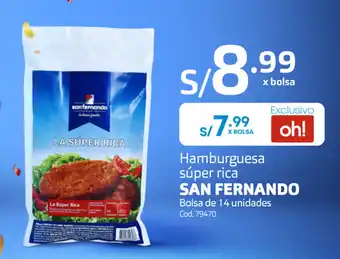 Makro Hamburguesa Súper Rica San Fernando 14 unidades oferta