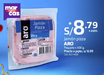 Makro Jamón Pizza Aro 500g oferta