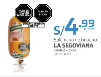 Makro Salchicha de Huacho La Segoviana 250g oferta