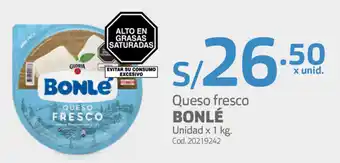 Makro Queso Fresco Bonlé 1kg oferta