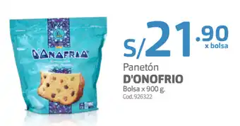 Makro Panetón D'Onofrio 900g oferta
