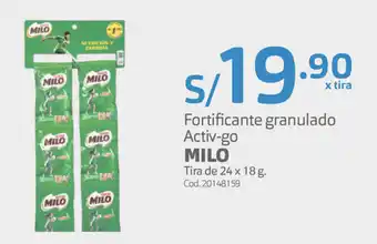 Makro Fortificante Granulado Activ-go Milo 24x18g oferta