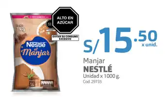 Makro Manjar Nestlé 1000g oferta