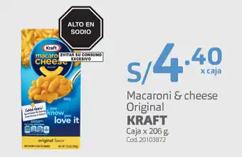 Makro Macaroni & Cheese Original Kraft 206g oferta