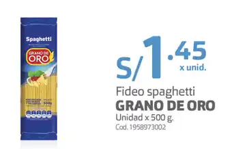 Makro Fideo spaghetti Grano de Oro 500g oferta