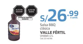 Makro Salsa BBQ Clásica Valle Fértil 2L oferta