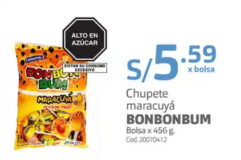 Makro Chupete Maracuyá Bonbonbum 456g oferta
