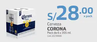 Makro Cerveza Corona 6x355ml oferta