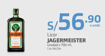 Makro Licor Jagermeister 700ml oferta