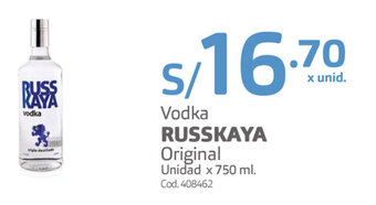 Makro Vodka Russkaya Original 750ml oferta
