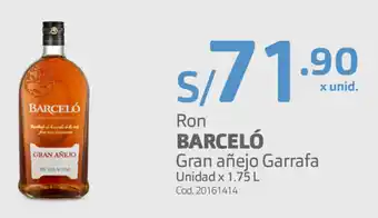 Makro Ron Barceló Gran Añejo Garrafa 1.75L oferta