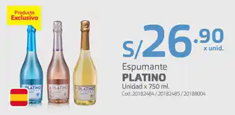 Makro Espumante Platino 750ml oferta