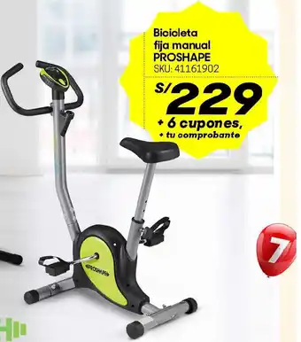 Bicicleta Fija Manual Proshape