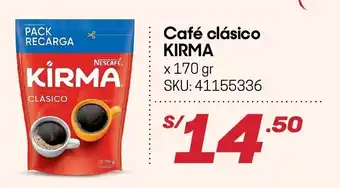 Hiperbodega Precio Uno Café Clásico Kirma 170g oferta