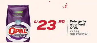 Hiperbodega Precio Uno Detergente Ultra Floral Opal 2.4kg oferta