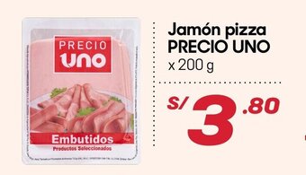Hiperbodega Precio Uno Jamón Pizza Precio Uno 200g oferta