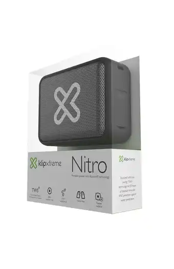 Tiendas EFE Parlante nitro klip xtreme kbs-025 - gris oferta