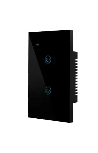 Tiendas EFE Interruptor doble inteligente homekit - negro oferta
