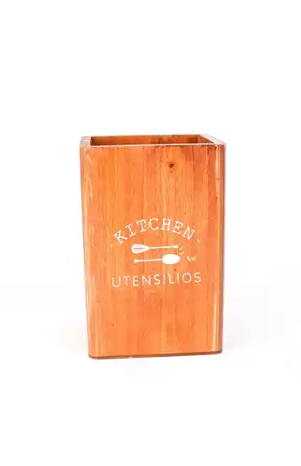 Tiendas EFE Porta utensilios de cocina madera oferta