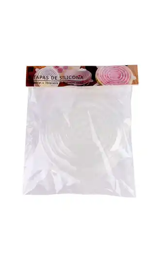 Tiendas EFE Set de 6 tapas ajustables silicona oferta