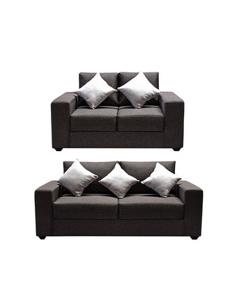 Tiendas EFE Juego de sala forli spring 3-2 tela plomo oferta