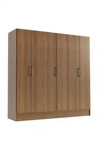 Tiendas EFE Ropero 6 puertas niza rustic oferta