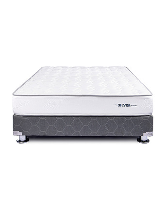 Tiendas EFE Conjunto box tarima pocket silver queen oferta