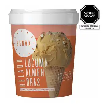 Tottus Helado de lucuma y almendras oferta