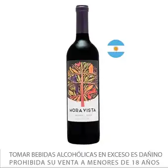 Tottus Vino tinto malbec mora vista (argentina) oferta