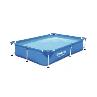 Tottus Piscina rectangular con estructura 2.21 x 150 x 43 cm oferta