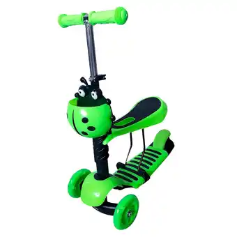 Tottus Scooter micro 3 en 1 verde oferta