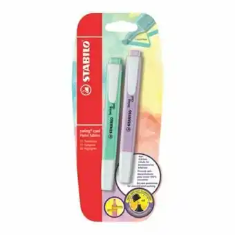 Tottus Resaltador swing cool pastel bl x2 oferta