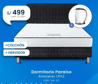 Tiendas EFE Dormitorio Paraíso Amanecer 1.5PLZ oferta