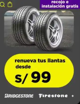 Ripley renueva tus llantas oferta