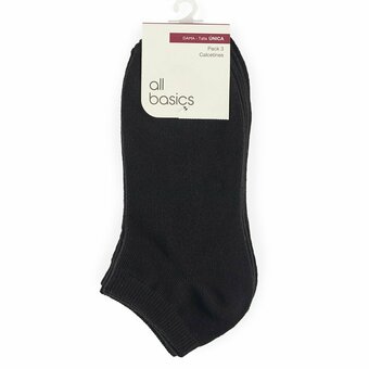 Tottus Pack 3 medias talonera c/entero oferta