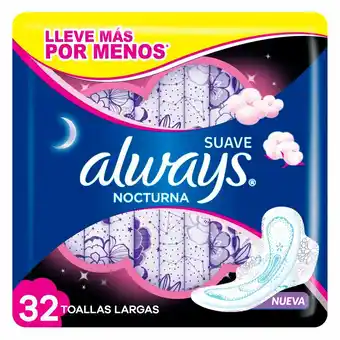 Tottus Toallas higiénicas nocturna suave oferta