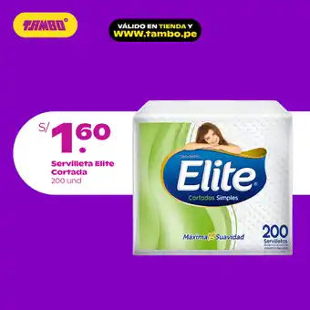 Tambo Servilleta Elite Cortada 200 und oferta