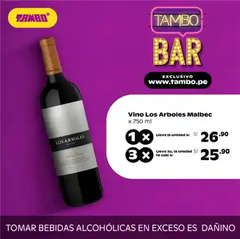 VInos Los Arboles Malbec 750ml