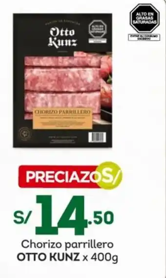 Tottus Chorizo parrillero OTTO KUNZ x 400g oferta
