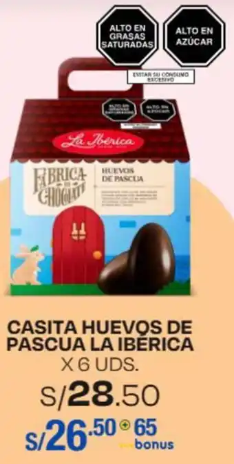 Wong CASITA HUEVOS DE PASCUA LA IBÉRICA X 6 UDS. oferta