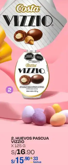 Wong HUEVOS PASCUA VIZZIO x 125g oferta