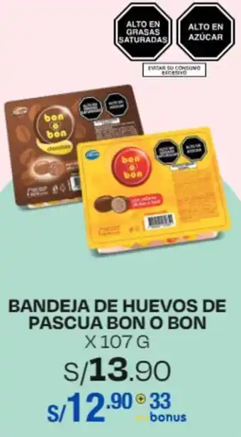 Wong BANDEJA DE HUEVOS DE PASCUA BON O BON X 107G oferta