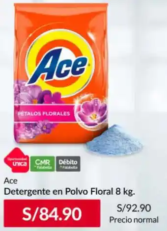 Sodimac Ace Detergente en Polvo Floral 8kg oferta