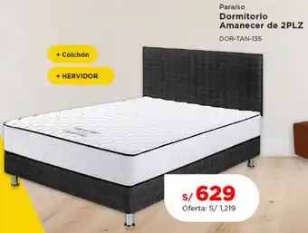 La Curacao Paraíso Dormitorio Amanecer de 2PLZ oferta