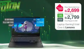 Tottus Lenovo Laptop Gaming3 Intel Core i5 oferta