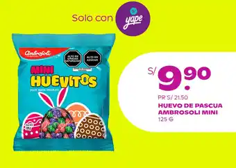 Tambo HUEVO DE PASCUA AMBROSOLI MINI 125 G oferta