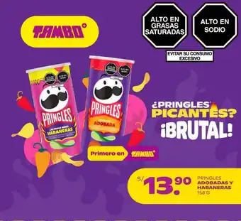 Tambo PRINGLES ADOBADAS Y HABANERAS 158 G oferta