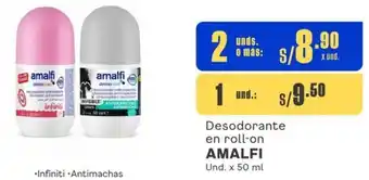 Makro Desodorante en roll-on AMALFI 2Unds x 50ml oferta