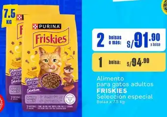 Makro Alimento para gatos adultos FRISKIES Selección especial 2Bolsas x 7.5kg oferta